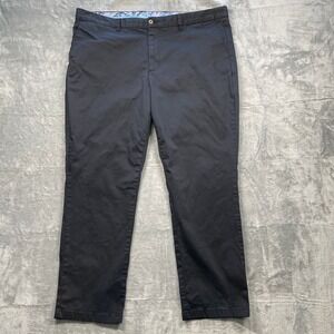 Tommy Bahama Mens Pants 42x30 Dark Gray Straight Fit Casual Dress Flat Front